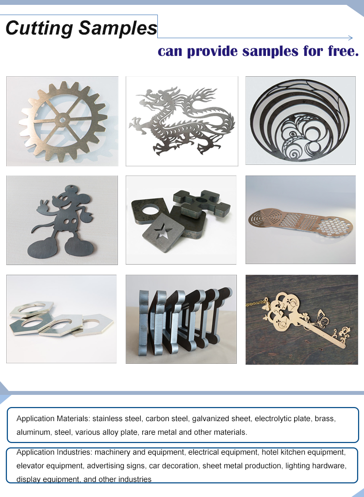 1kw 2kw Good Price Fiber Laser Cutting Machine For Sheet Metal 1kw 2kw Dobrá cena Vláknový laserový rezací stroj na plech