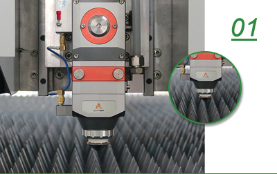 Laserový rezací stroj na kovové vlákna s výkonom 4000 W so servomotorom Yaskawa