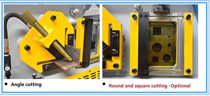 60t Q35-16 Hydraulic Ironworker Shearing Punching Bending And Notching Machine 60t Q35-16 Hydraulický železiarsky stroj na ohýbanie a vrúbkovanie