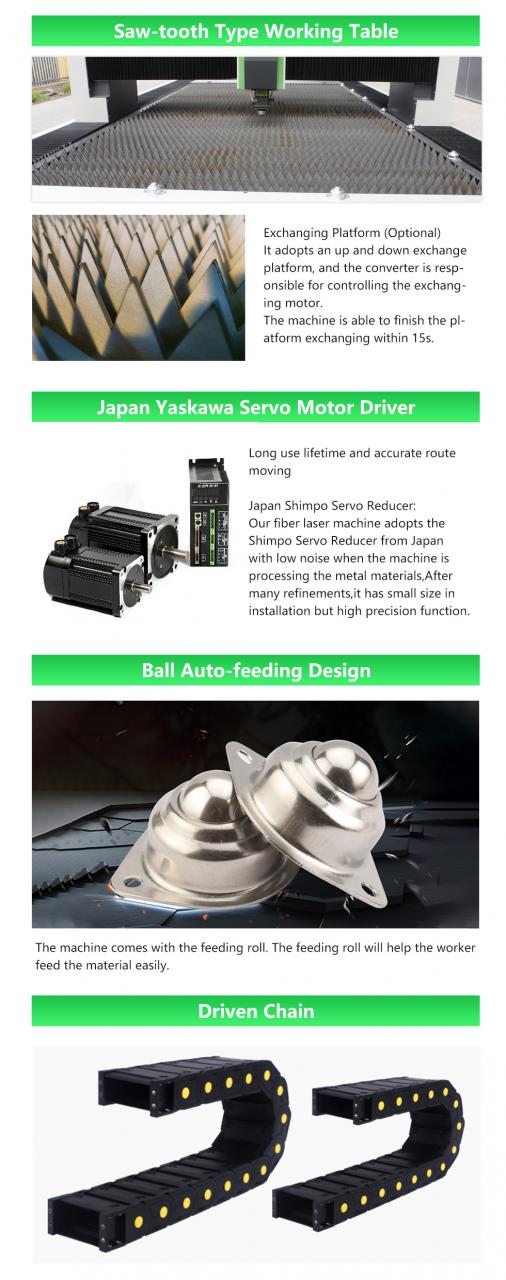 Carbon Iron Aluminum Metal Stainless Steel Cnc Fiber Laser Cutting Machine Laserový rezací stroj z uhlíkových vlákien a hliníka z nehrdzavejúcej ocele s CNC vláknami