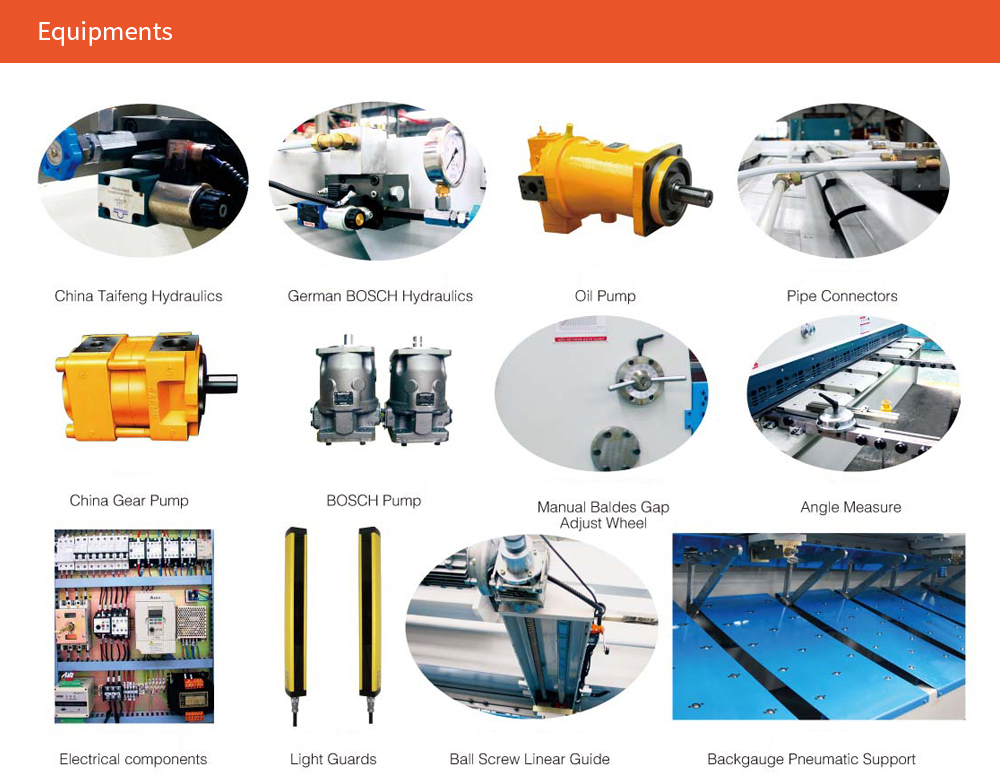 QC11K 10 12 16 mm 3200 4000mm Metal Guillotine Shear CNC Guillotine Shearing Machine QC11K 10 12 16 mm 3200 4000 mm nožnice na kovové gilotínové nožnice CNC gilotínové nožnice