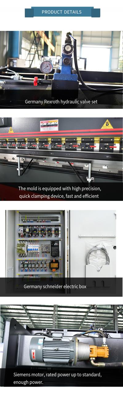 Wc67k-63t/3200 Economical Type Hydraulic Delem Cnc Metal Sheet Bending Press Brake Wc67k-63t/3200 Ekonomický typ Hydraulický Delem CNC ohraňovací lis na ohýbanie plechu